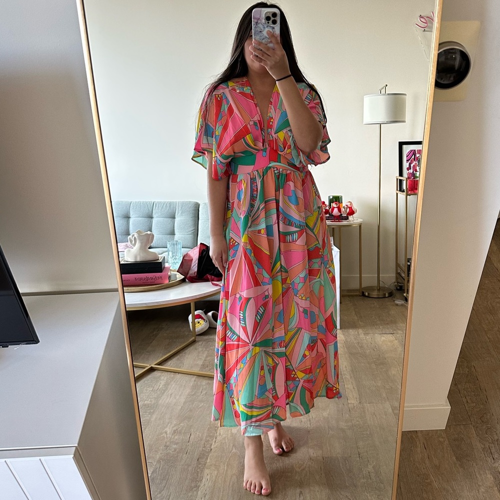 ✨24 HOUR SALE✨ Cocktails in Cabo Printed Maxi Dress - Picture 6 of 8